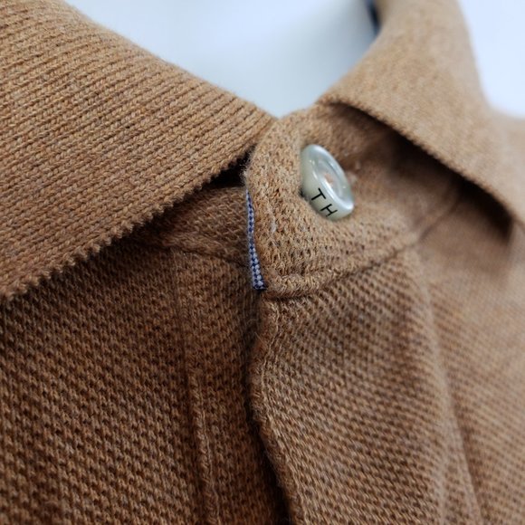 Tommy Hilfiger Classic Fit XL Brown Polo - Picture 6 of 8